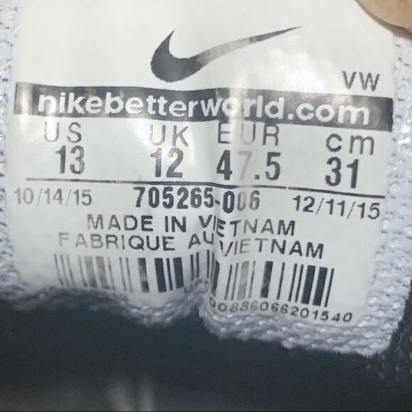 Nike SB Check Trainers Canvas Black Size 13 - Picture 7 of 7